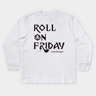 Roll on Friday Kids Long Sleeve T-Shirt